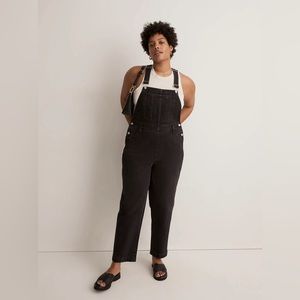 Madewell Straight-Leg Overalls in Lunar Wash - Size XL
